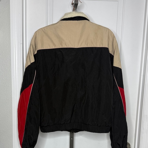 Bershka Zip Up Lined Retro Windbreaker - Picture 8 of 8